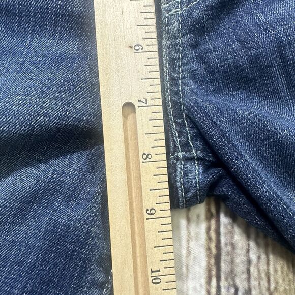 Joe’s Jeans Women’s 26 Blue Socialite Cropped Raw Hem Denim Pants Cowboy - Picture 11 of 13